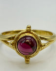 14k Chichester Garnet Ring