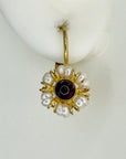 Sweet Adeline Garnet Earrings