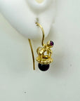 Empress Eugenie Garnet Earrings