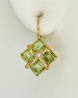 Isadora Peridot and Pearl Earrings