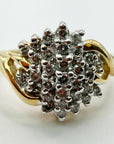 14k Starlet Diamond Ring