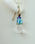Crystal Pear Earrings