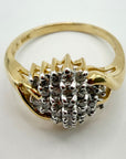 14k Starlet Diamond Ring