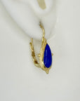 Dorrit Lapis Stone Earrings