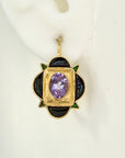Jacques Cartier Amethyst Earrings