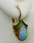 Olga 14k Gold and Opal Earrings