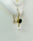 Light and Shadow Smokey Topaz Earrings