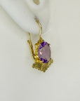 Le Bal Des Anglais Amethyst Earrings
