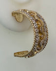 14k Diamond Ribbon Earrings (.52ct)
