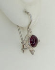 Thira Garnet Earrings
