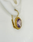Cornwall Amethyst Victorian Earrings