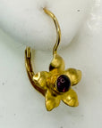 14k Kentish Gardensガーネットピアス
