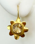 Rosamunda 14k Gold and Citrine Earrings