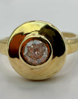 The Eye 14k Gold and Diamond Ring