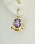 Le Bal Des Anglais Amethyst Earrings
