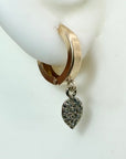 14k Empress Josephine Diamond Earrings (.07ct)