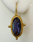 14k Whitehall Iolite Earrings