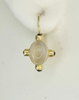 Loch Lomond Moonstone and Garnet Earrings