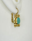 Turquoise Portrait Earrings