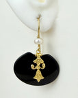 Pavlova Onyx Earrings