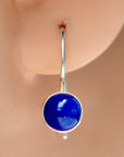 Sol Invictus Lapis Lazuli Silver Earrings