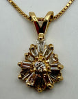 Evening Magic 14k Gold and Diamond Necklace