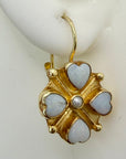 14k Cecily Opal and Pearl Earrings
