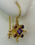 14k Wishing Star Earrings