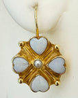 14k Cecily Opal and Pearl Earrings