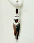 Silver Arrow Deco Earrings