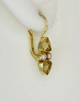 Phoebus Citrine and Pearl Earrings