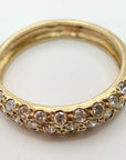 Bejeweled 14k Gold and Diamond Encrusted Ring