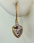 14k Valentino Diamond Earrings