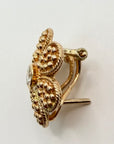 14k Diamond Rosetta Earrings (.31ct)