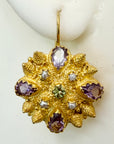 14k Georgian Rococo Earrings