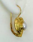 14k Pearl Sweetheart Earrings