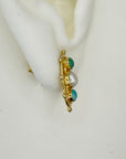 Soho Square Turquoise and Cultured Pearl Earrings