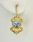 Isolde Blue Topaz Earrings
