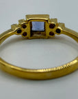 14k Morgan Le Fay Tanzanite Diamond Ring