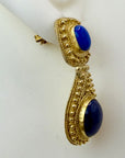 Malabar 14k Gold and Lapis Earrings