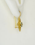 Alexandrian Topaz Star Earrings
