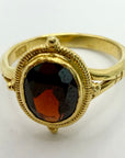 14k Grosvenor Garnet Ring