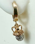 14k Diamond Diadem Earrings (.37ct)