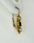 Glastonbury Garnet and Pearl Earrings