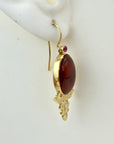 Contessa Carnelian Earrings