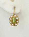 Miss Prism Peridot and Pearl Earrings