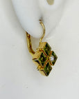 Isadora Peridot and Pearl Earrings