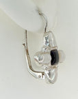 Silver Renaissance Onyx Earrings