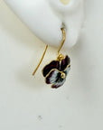 パンジーイヤリング-スクリューバック