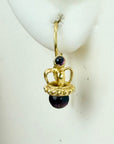 Empress Eugenie Garnet Earrings